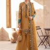 Salwar Kameez Maria.B | Mustard Embroidered Pakistani Palazzo Suit