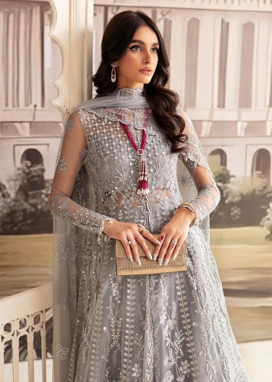 Salwar Kameez Alizeh | Pyrite Embroidered Pakistani Anarkali Suit