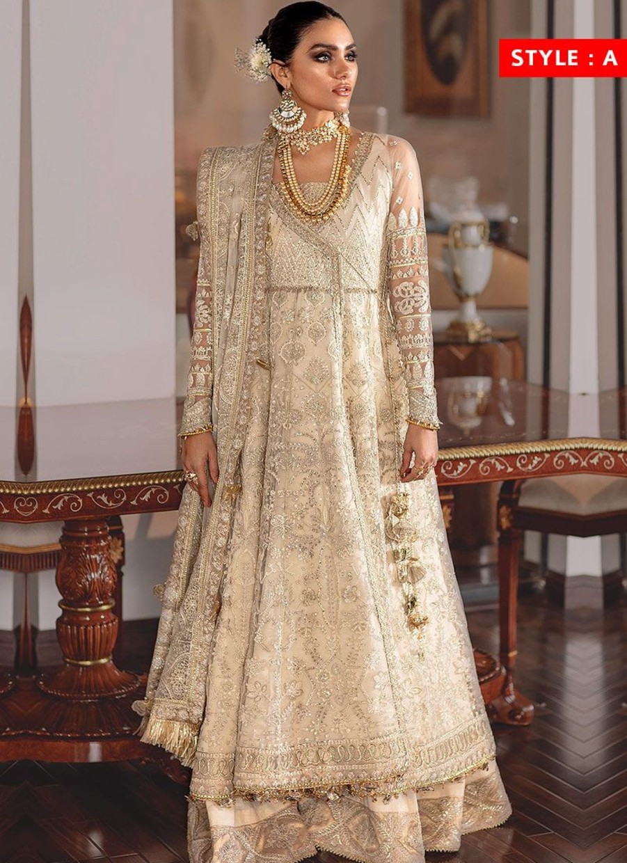 Lehengas Baroque | Chantelle Chiffon Collection Embroidered Pakistani Anarkali/ Lehenga