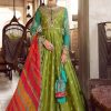 Salwar Kameez Maria.B | Geen And Ferozi Embroidered Pakistani Anarkali