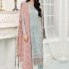 Salwar Kameez Zarif | Blue Mist Embroidered Pakistani Salwar Kameez