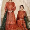 Salwar Kameez Zarif | Merigold Embroidered Pakistani Lehenga Anarkali/ Gharara Suit