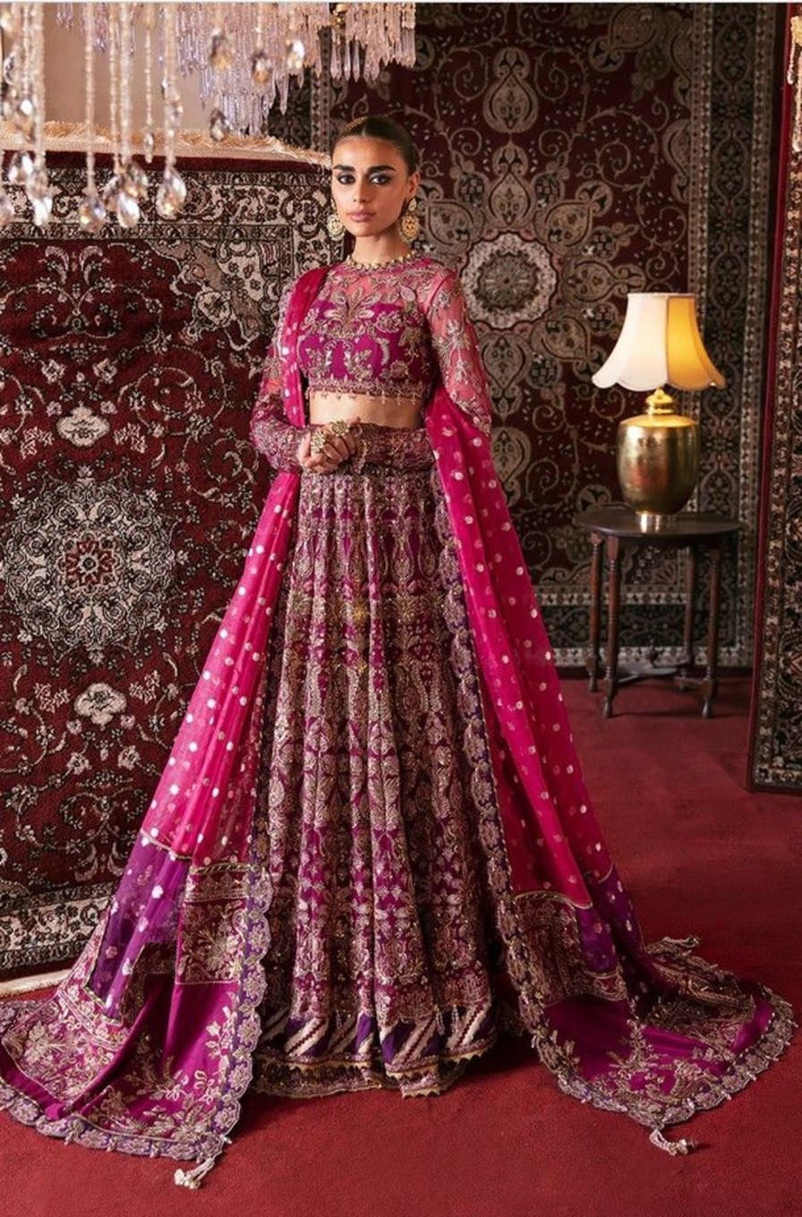 Lehengas Afrozeh | Abir Embroidered Pakistani Lehenga