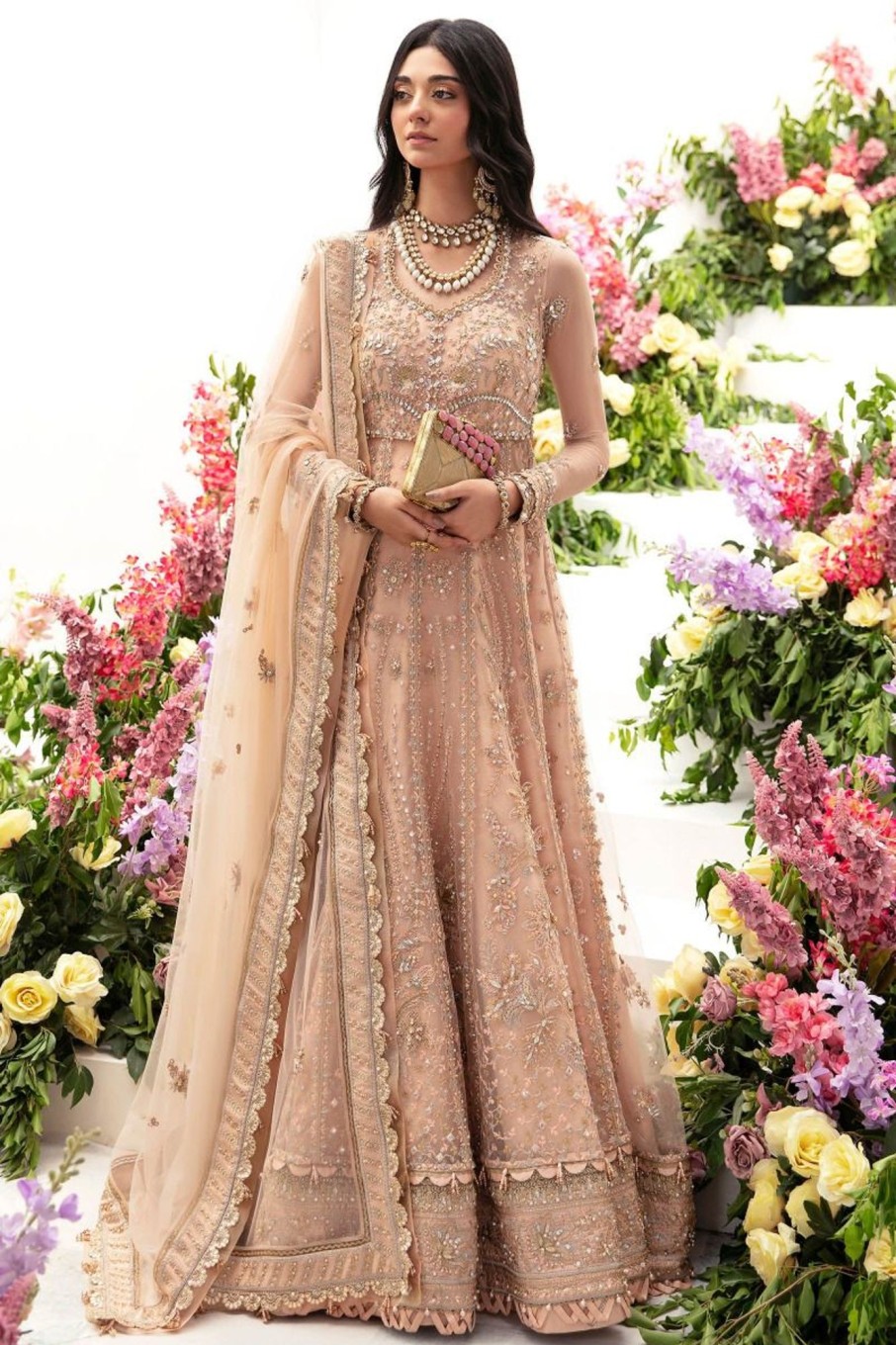 Lehengas Zaha | Neda Embroidered Pakistani Lehenga