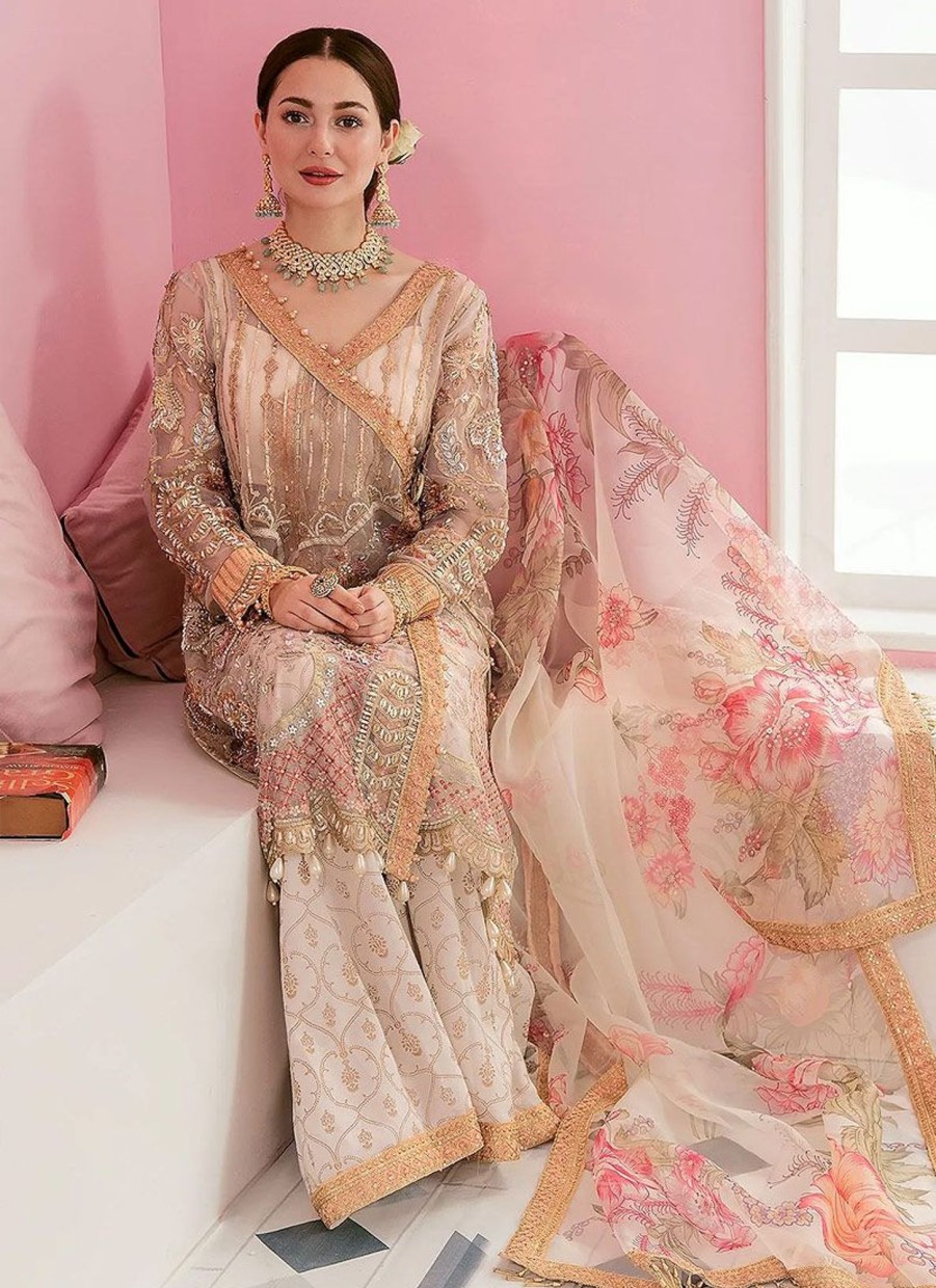 Salwar Kameez ELAF | Mogul Embroidered Pakistani Palazzo Suit