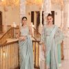 Salwar Kameez Saadia Asad | Luna Embroidered Pakistani Saree/ Pant Suit