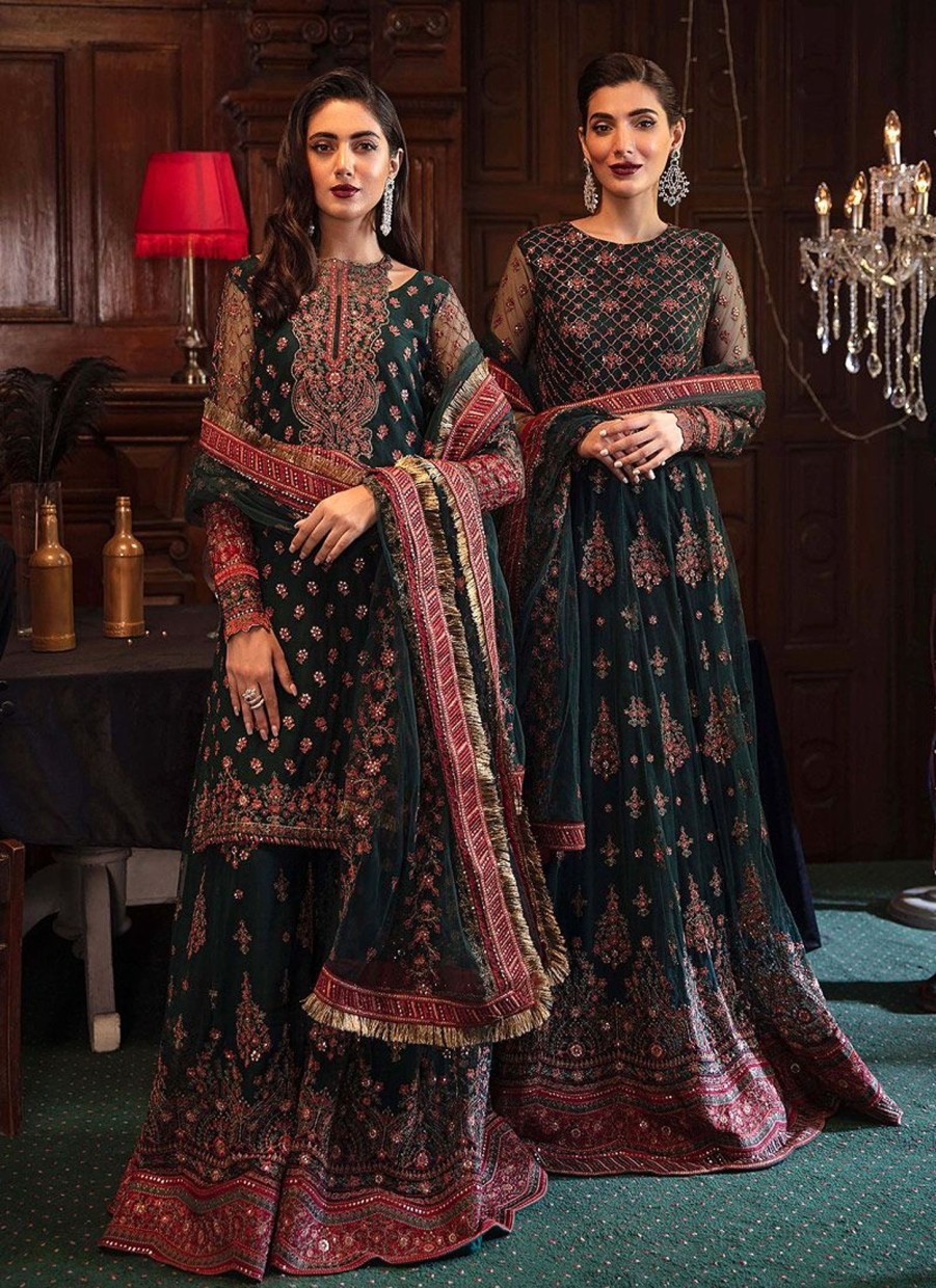 Salwar Kameez Iznik | Espoir Embroidered Pakistani Palazzo Suit/ Anarkali