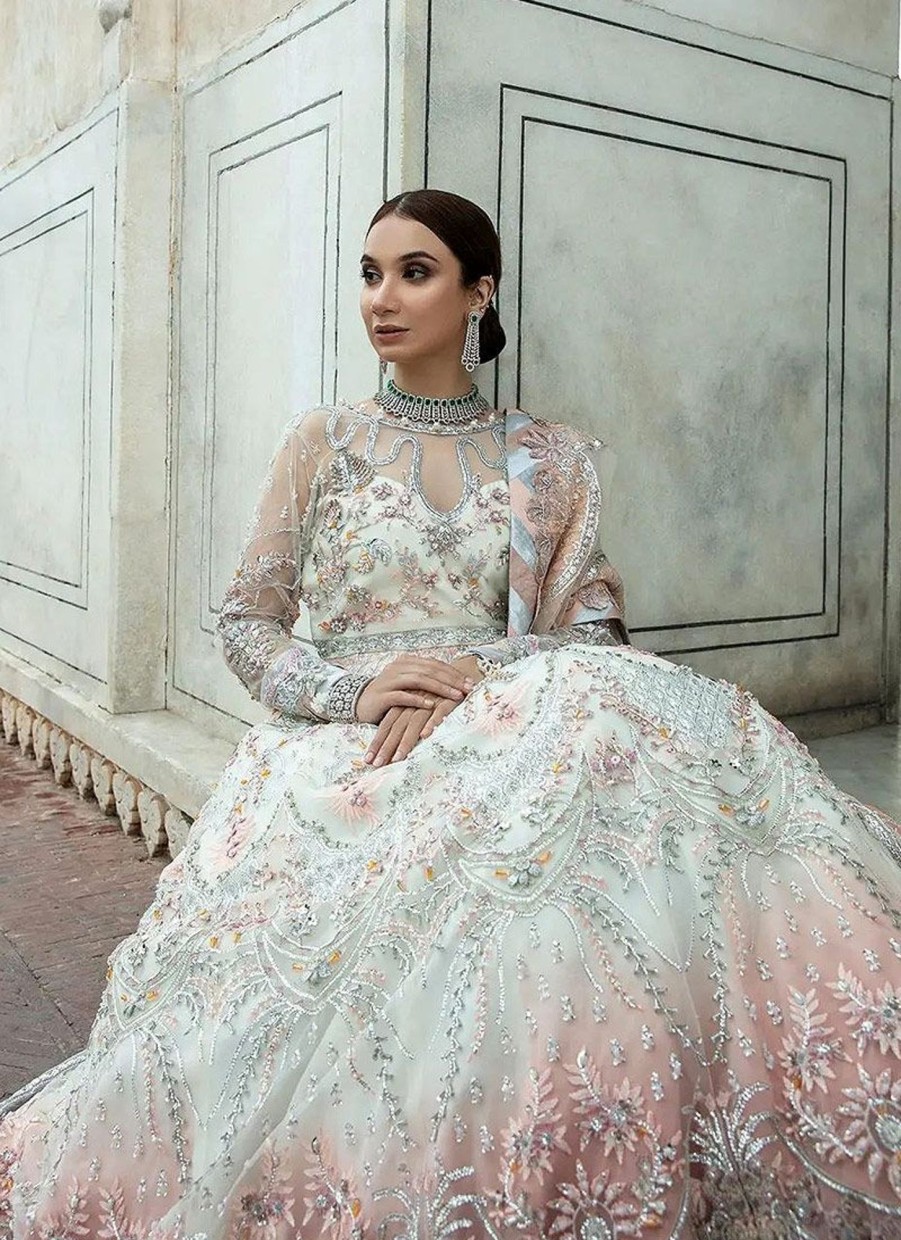 Salwar Kameez AJR Couture | Gul Bahar Embroidered Pakistani Anarkali