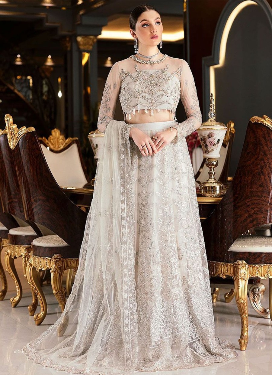 Lehengas Emaan Adeel | Mirha Wedding Edition Embroidered Pakistani Lehenga