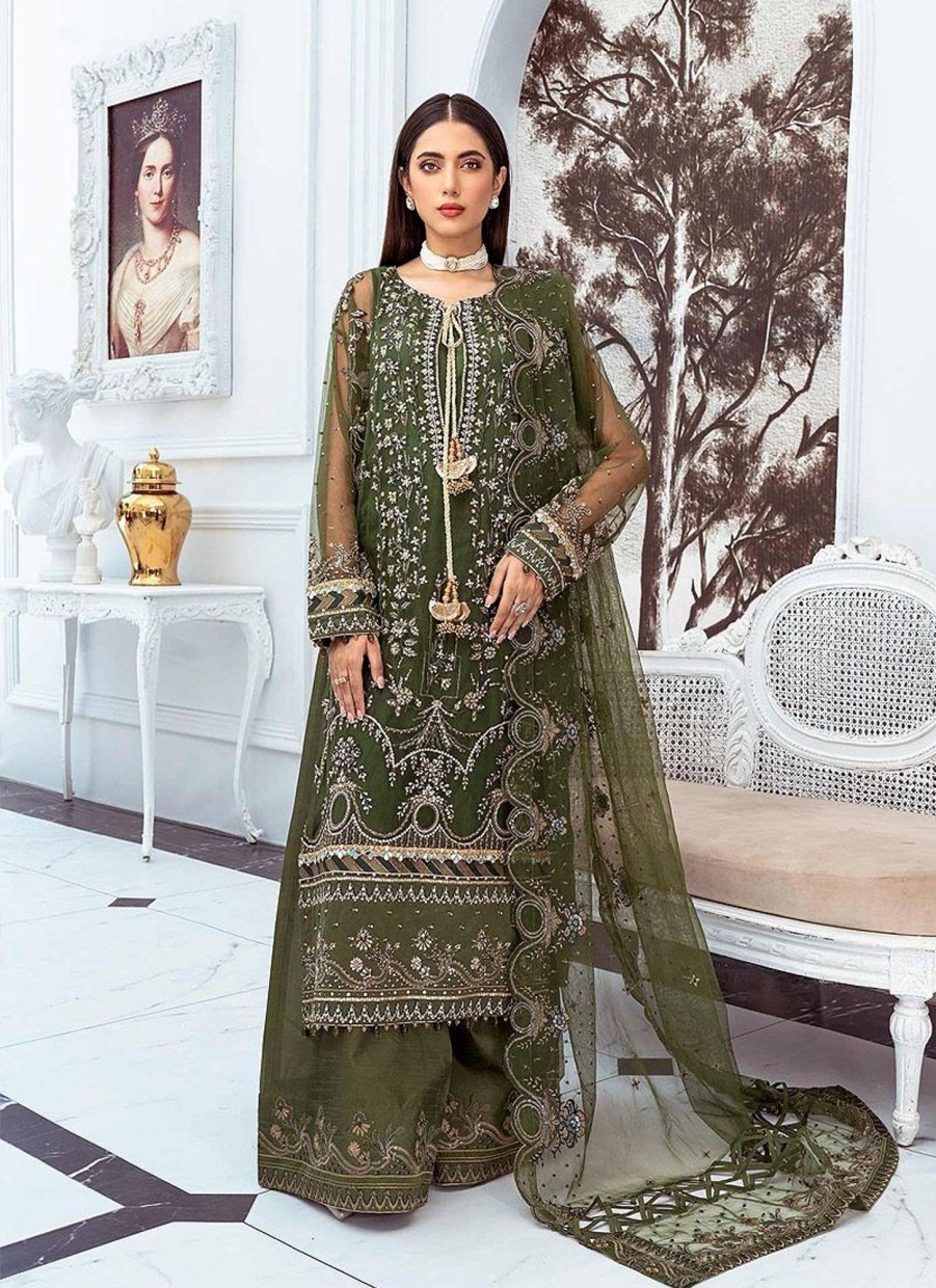 Salwar Kameez Maryum N Maria | Azbana Embroidered Pakistani Palazzo Suit