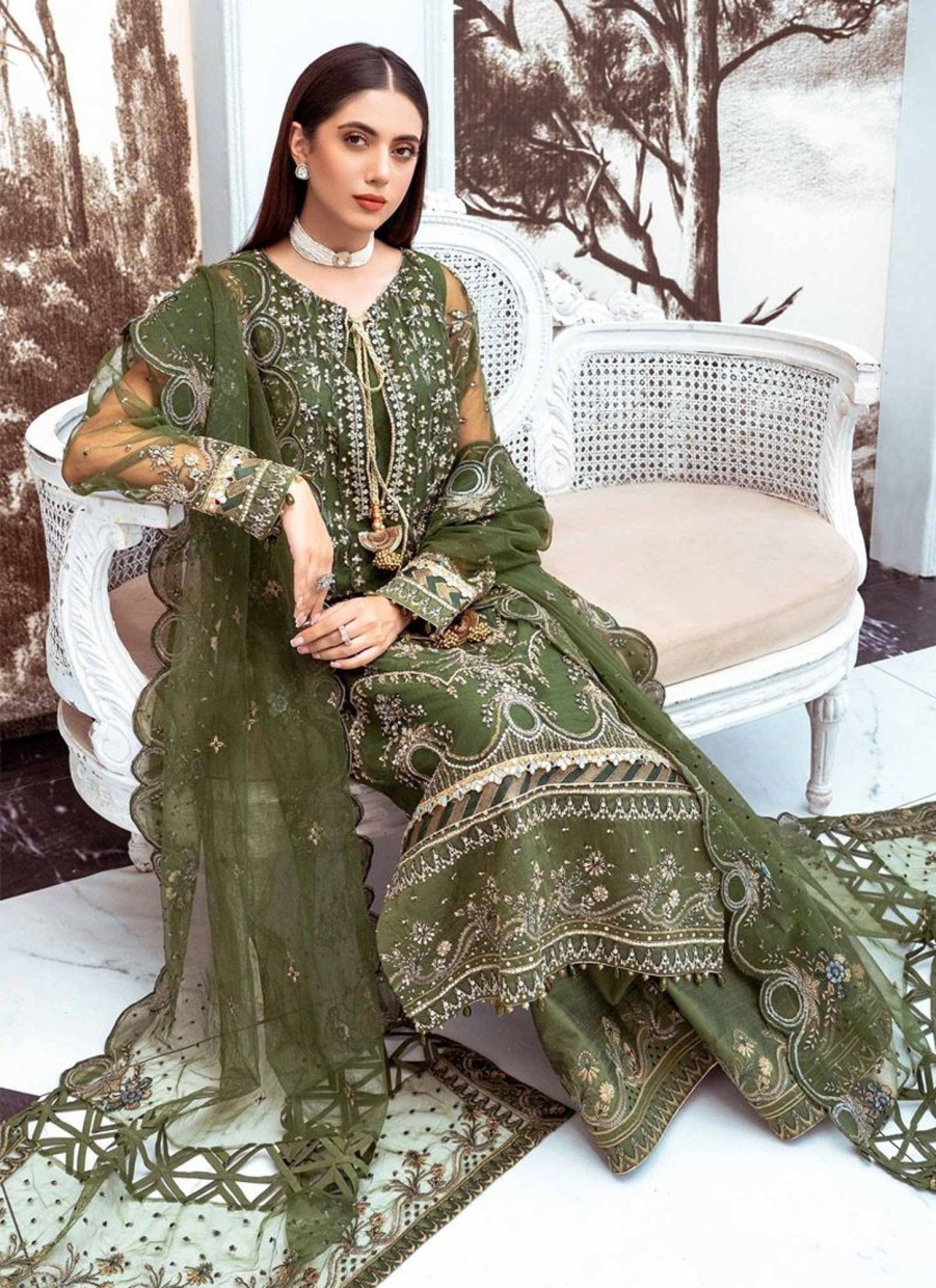 Salwar Kameez Maryum N Maria | Azbana Embroidered Pakistani Palazzo Suit