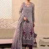 Salwar Kameez Maria.B | Plum Embroidered Pakistani Salwar Kameez