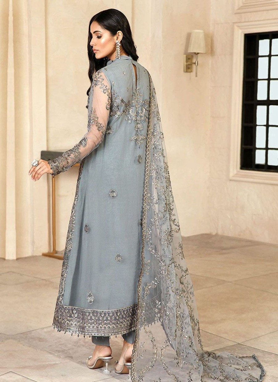 Salwar Kameez Zarif | Hazel Embroidered Pakistani Salwar Kameez