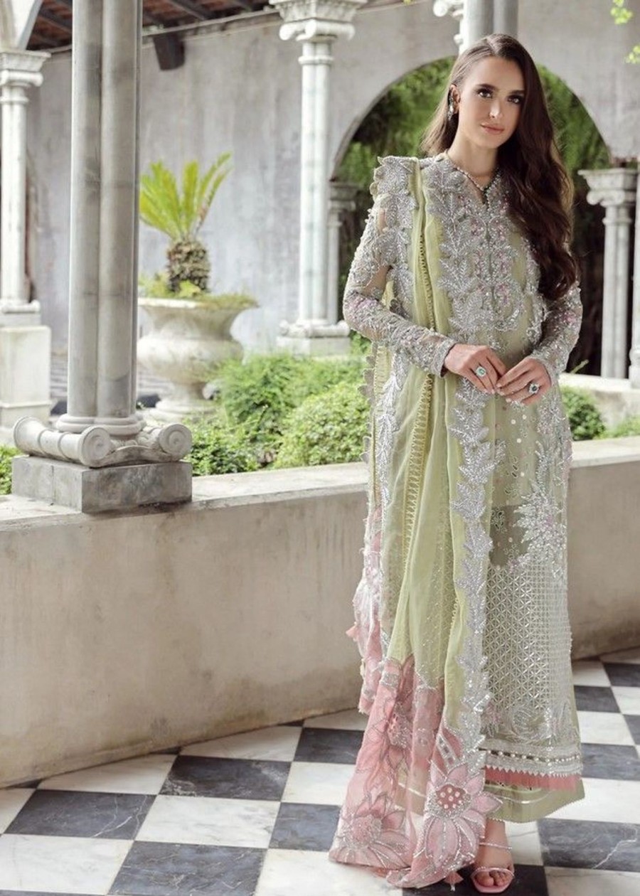 Salwar Kameez Maryam Hussain | Nurey Embroidered Pakistani Salwar Kameez