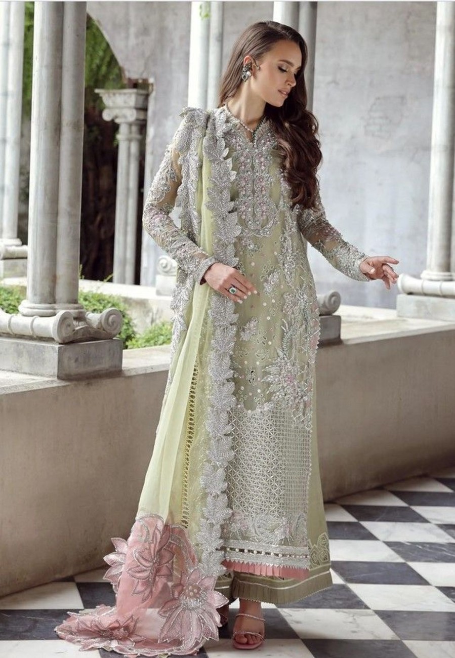 Salwar Kameez Maryam Hussain | Nurey Embroidered Pakistani Salwar Kameez