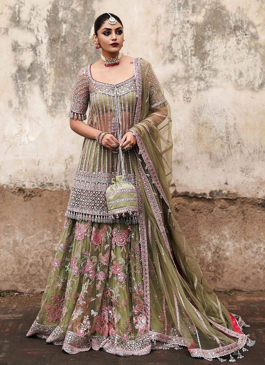 Lehengas Hussain Rehar | Safar Embroidered Pakistani Lehenga