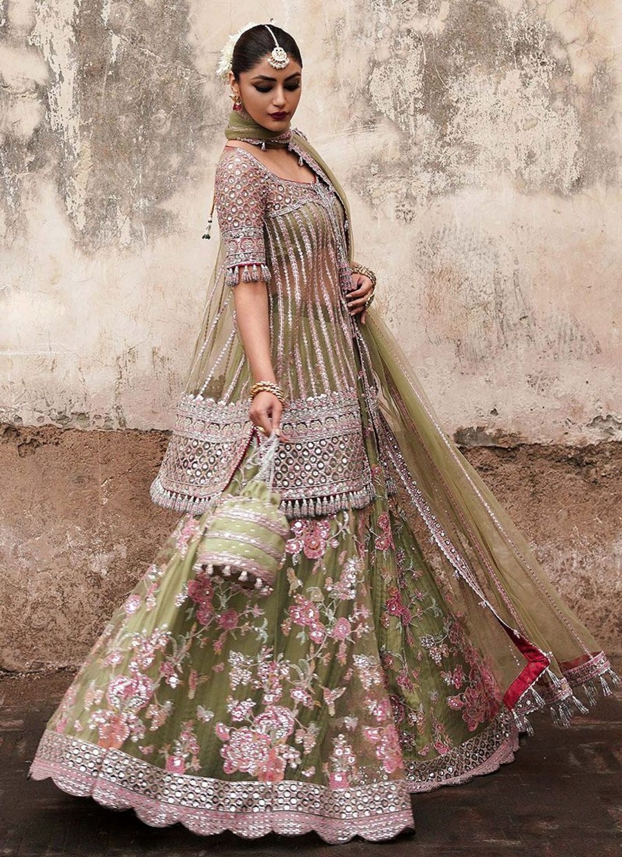 Lehengas Hussain Rehar | Safar Embroidered Pakistani Lehenga