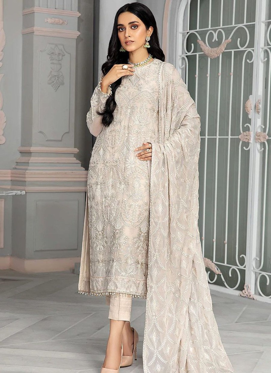 Salwar Kameez Zarif | Fauna Embroidered Pakistani Salwar Kameez