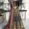 Lehengas Dastoor | Dollcesa Embroidered Pakistani Lehenga