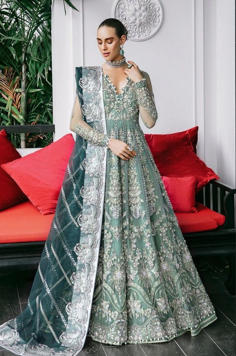 Salwar Kameez Avyana | Izel Embroidered Pakistani Anarkali