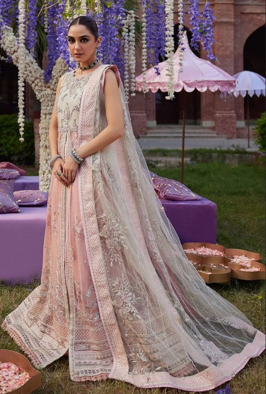 Salwar Kameez Mushq | Mishaal Embroidered Pakistani Gown