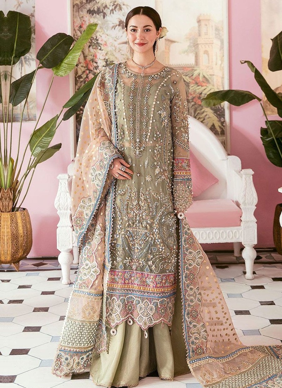 Salwar Kameez ELAF | Mariee Embroidered Pakistani Palazzo Suit