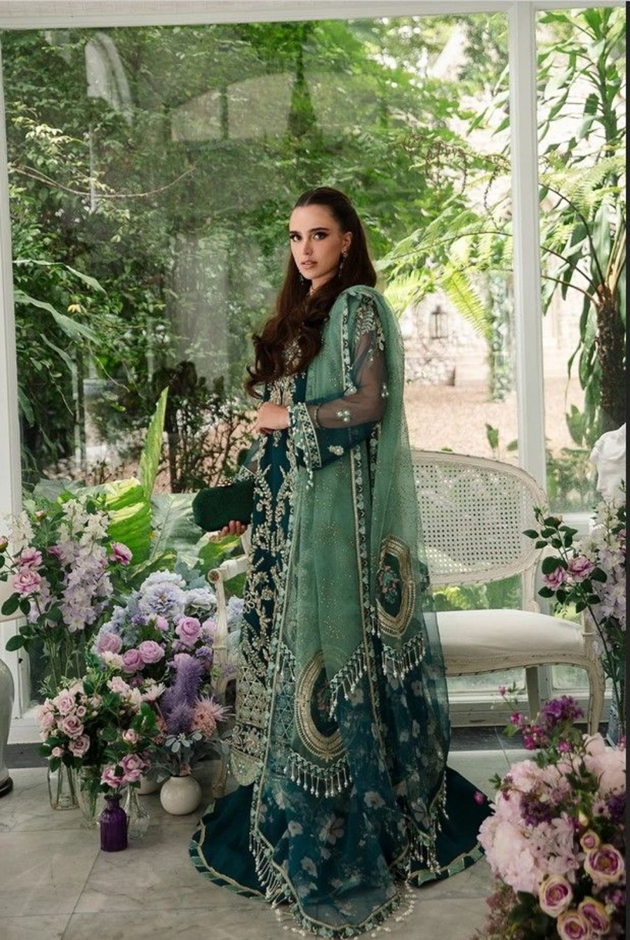 Salwar Kameez AJR Couture | Ambrosia Embroidered Pakistani Gown