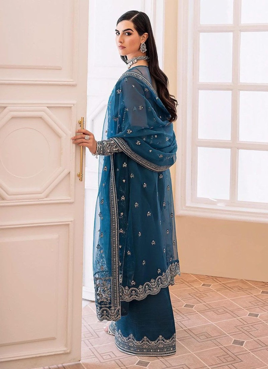 Salwar Kameez Kanwal Malik | Raya Embroidered Pakistani Palazzo Suit