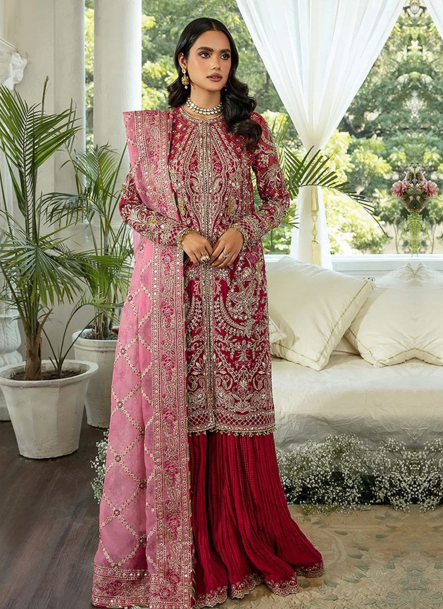 Salwar Kameez Soraya | Alora Embroidered Pakistani Palazzo Suit