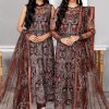 Salwar Kameez Zarif | Mocha Embroidered Pakistani Anarkali/ Salwar Kameez