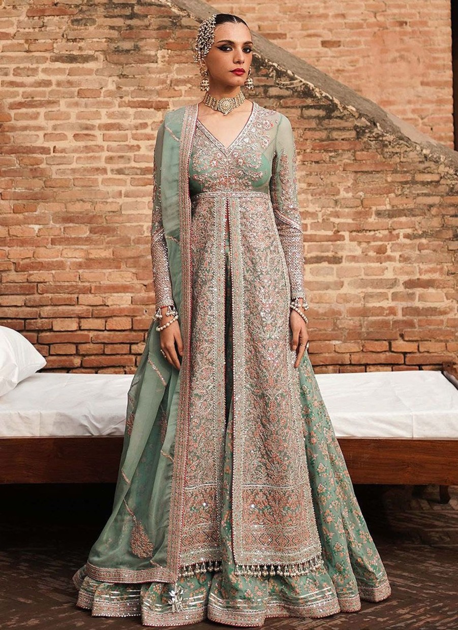 Lehengas Hussain Rehar | Khuaab Embroidered Pakistani Lehenga