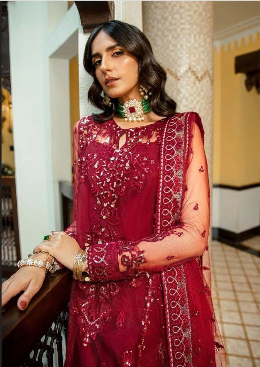 Salwar Kameez Aik | Glossier Embroidered Pakistani Salwar Kameez