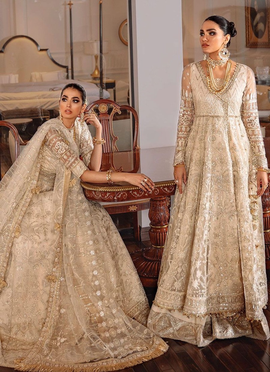 Salwar Kameez Baroque | Chantelle Chiffon Collection Embroidered Pakistani Anarkali/ Lehenga