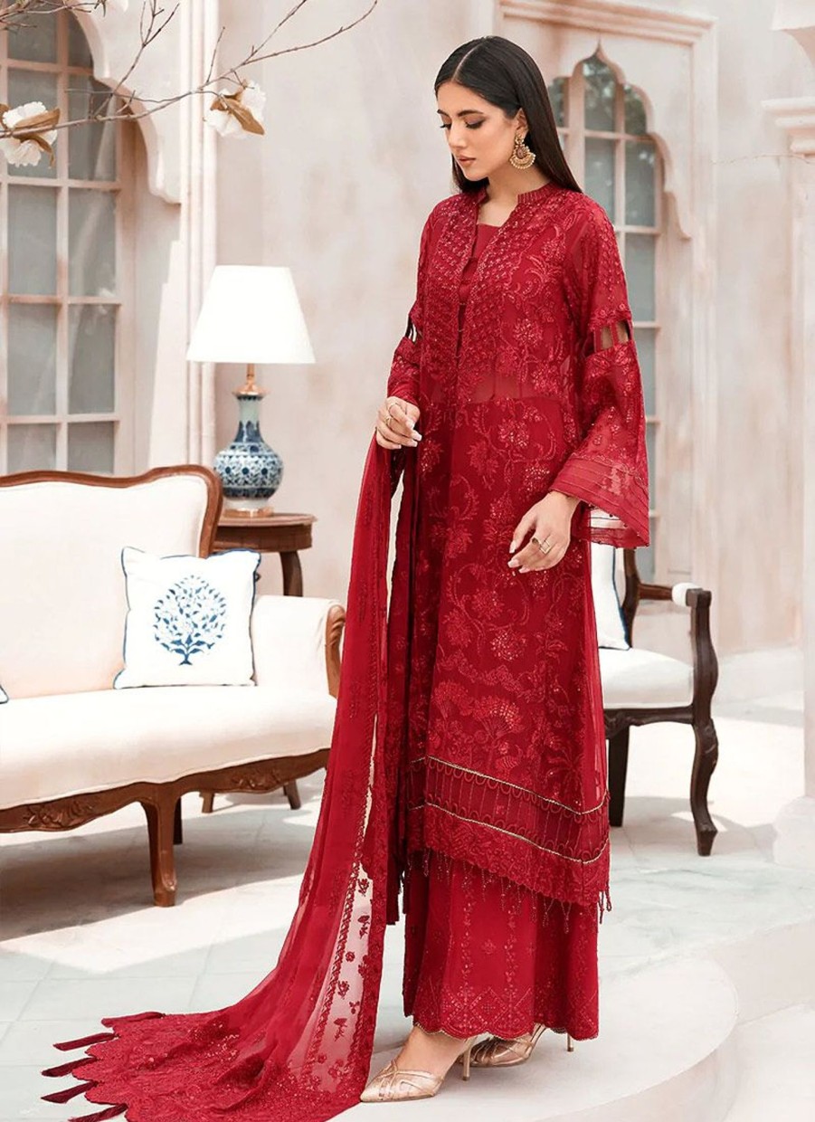 Salwar Kameez Xenia | Miray Embroidered Pakistani Palazzo Suit