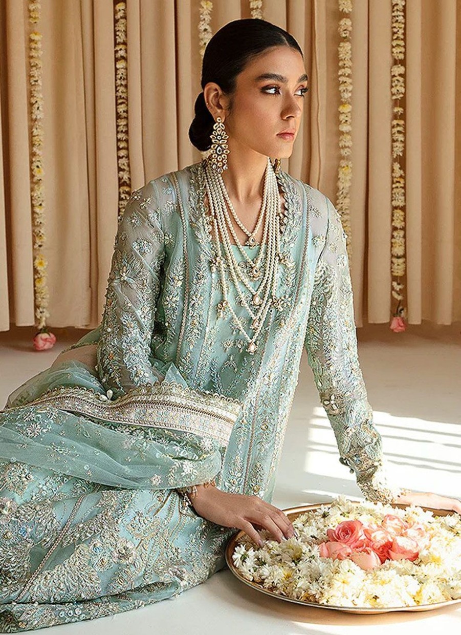 Salwar Kameez Suffuse | Zille Embroidered Pakistani Palazzo Suit