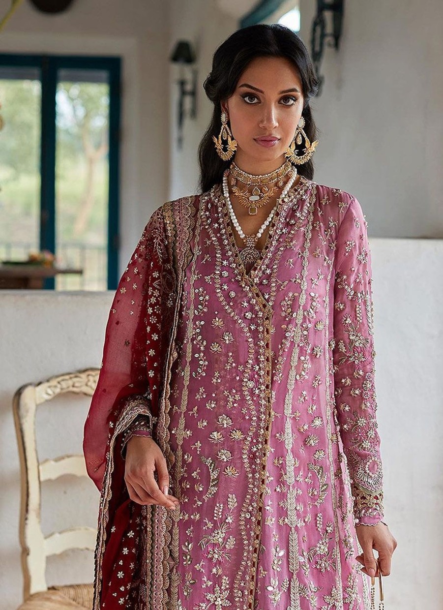 Salwar Kameez Suffuse | Zaiab Embroidered Pakistani Palazzo Suit