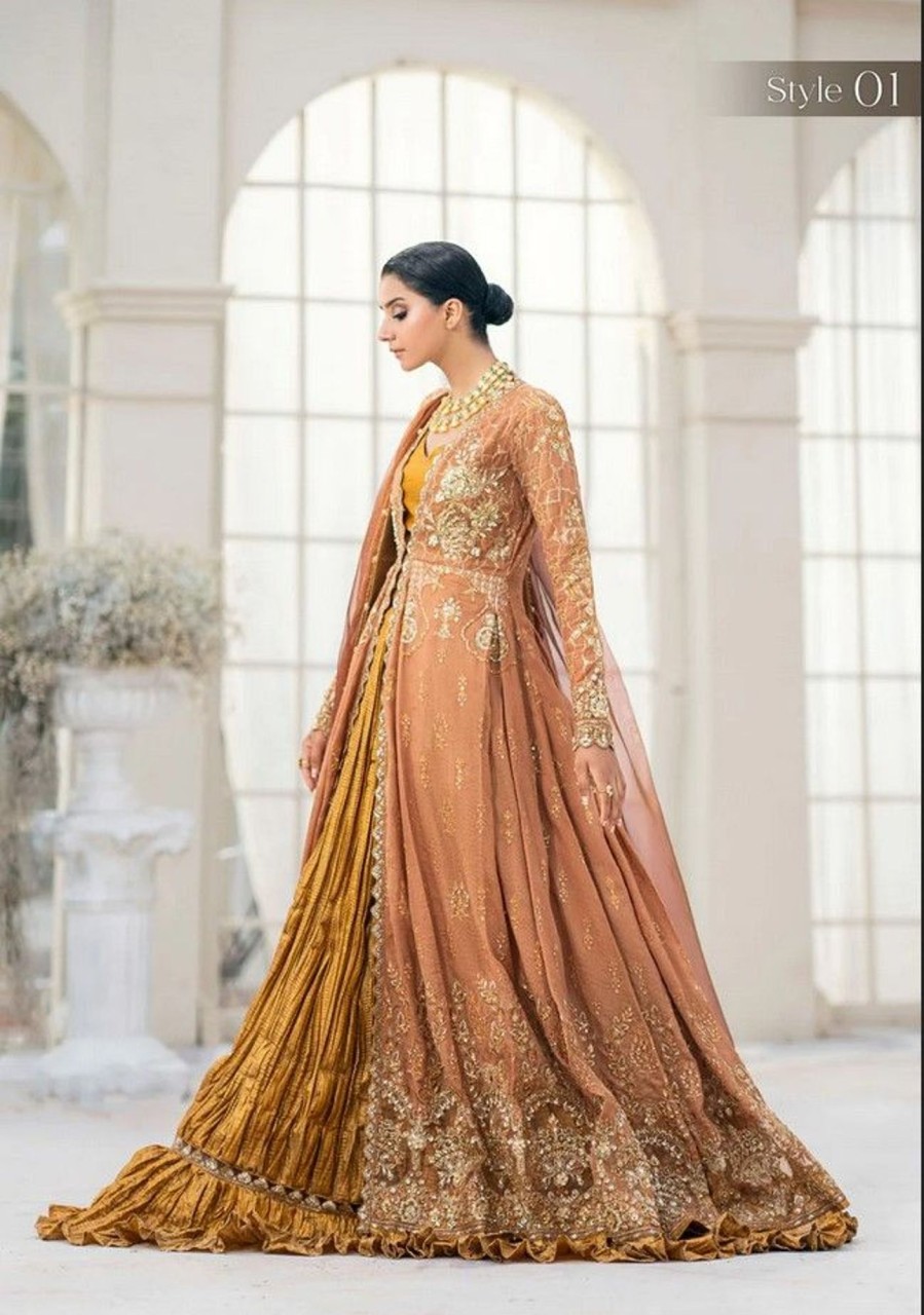 Salwar Kameez Aik | Wedding Festive Embroidered Pakistani Lehenga/ Palazzo Suit