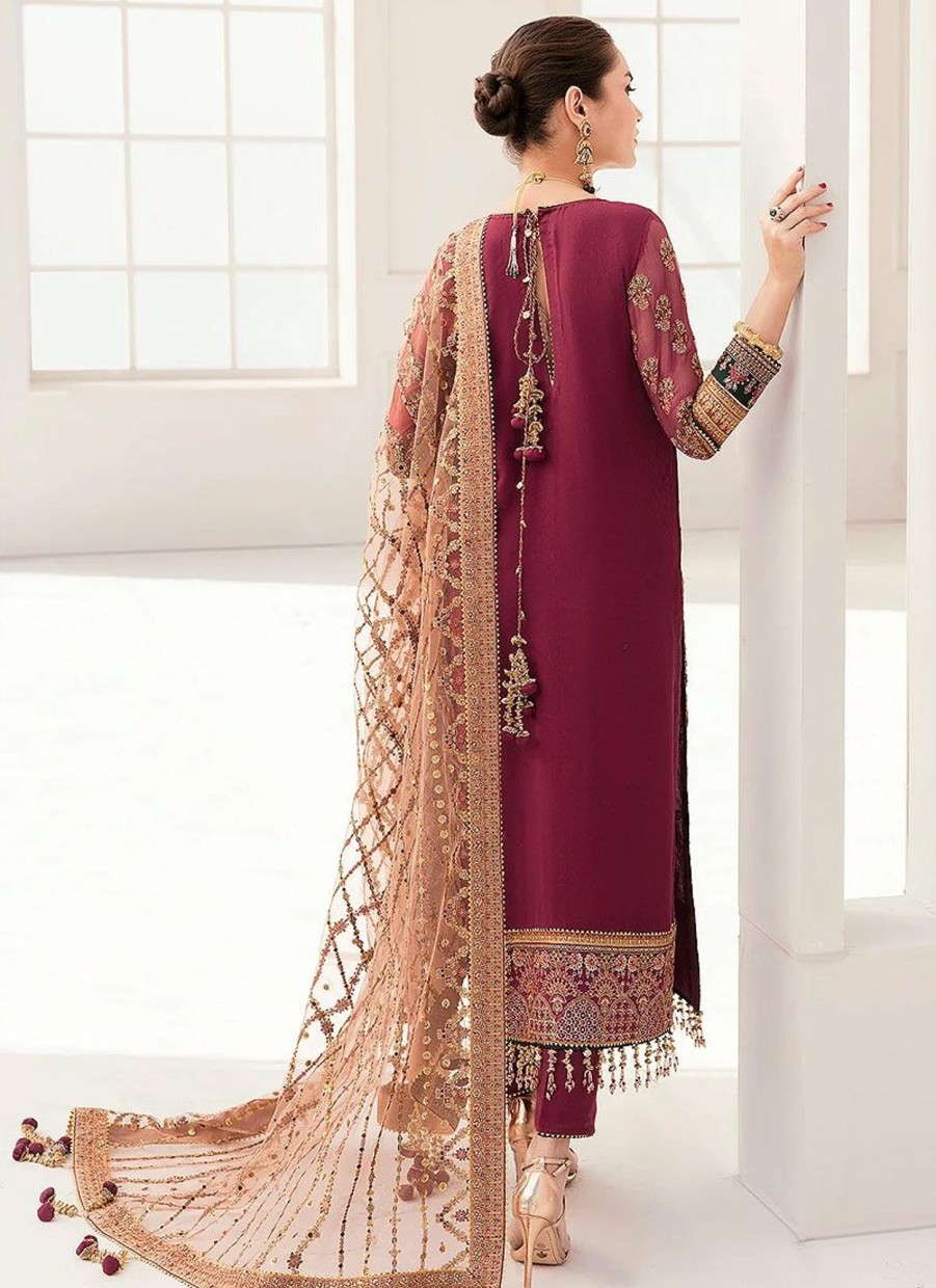 Salwar Kameez Baroque | Chantelle Embroidered Pakistani Anarkali/ Lehenga