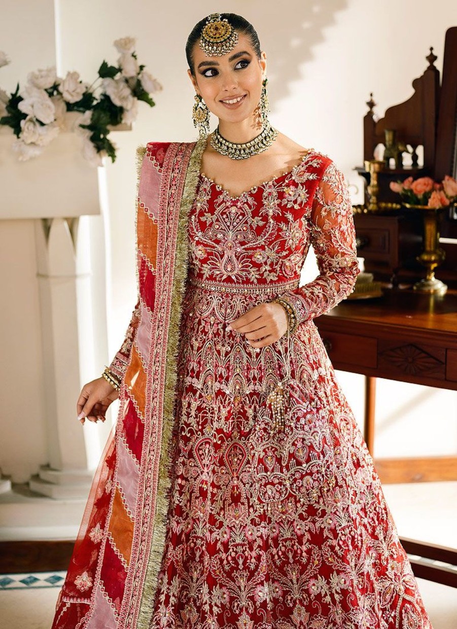 Lehengas Kanwal Malik | Reesham Embroidered Pakistani Lehenga