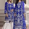 Salwar Kameez Alizeh | Gulnaar Embroidered Pakistani Salwar Kameez/ Gharara Suit