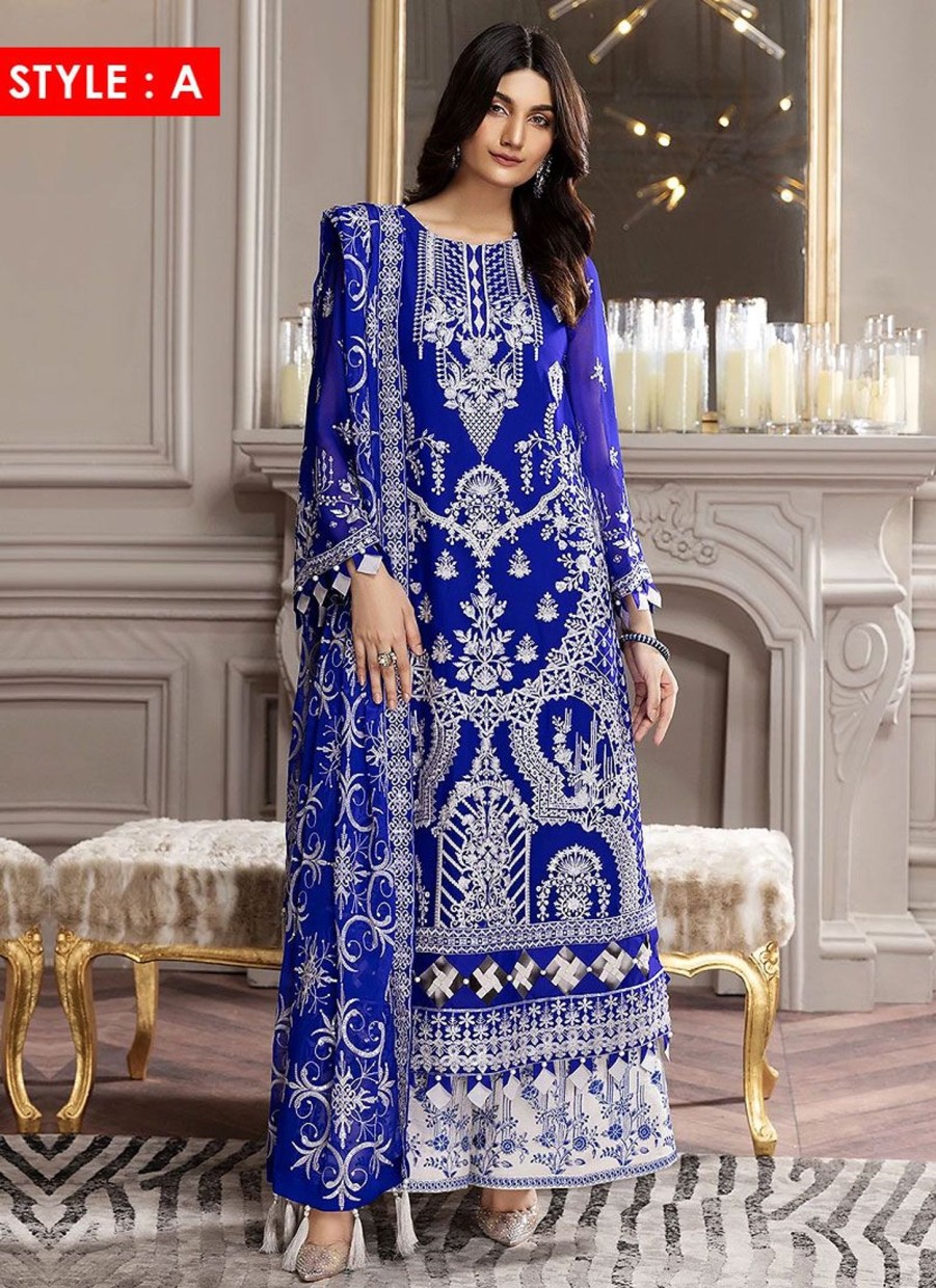 Salwar Kameez Alizeh | Gulnaar Embroidered Pakistani Salwar Kameez/ Gharara Suit