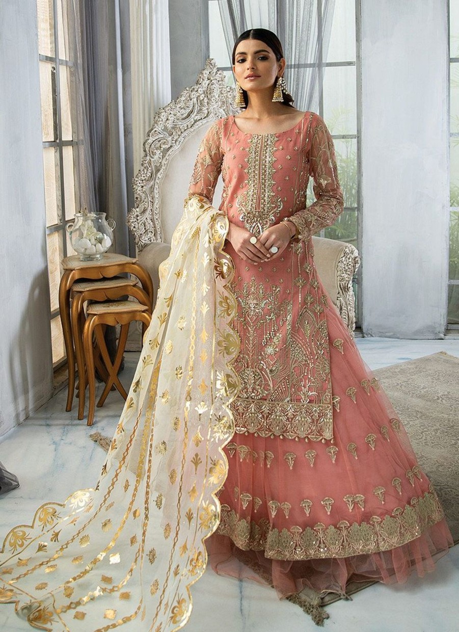 Lehengas Dastoor | Eunoia Embroidered Pakistani Lehenga