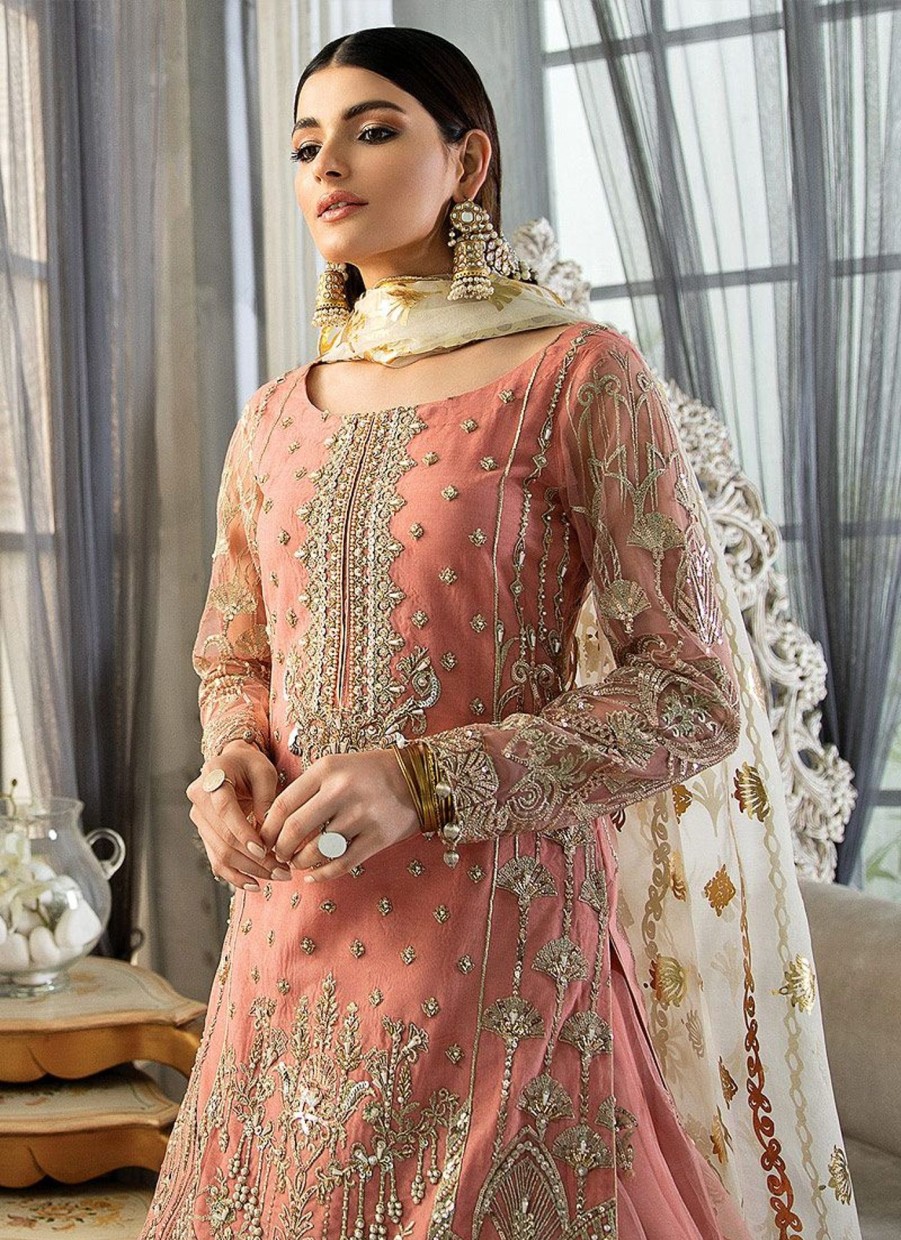 Lehengas Dastoor | Eunoia Embroidered Pakistani Lehenga