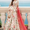 Salwar Kameez Maria.B | Cloud White Floral Embroidered Pakistani Anarkali Suit