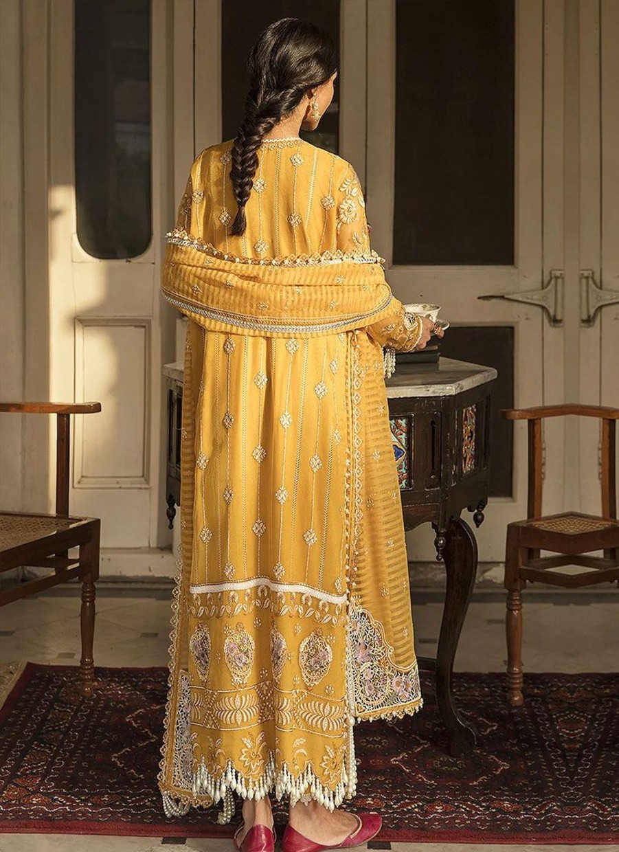 Salwar Kameez Afrozeh | Ghazal Embroidered Pakistani Salwar Kameez