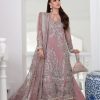 Salwar Kameez AJR Couture | Violet Embroidered Pakistani Palazzo Suit