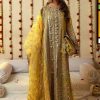 Salwar Kameez Mohsin Naveed Ranjha | Nimbu Embroidered Pakistani Palazzo Suit