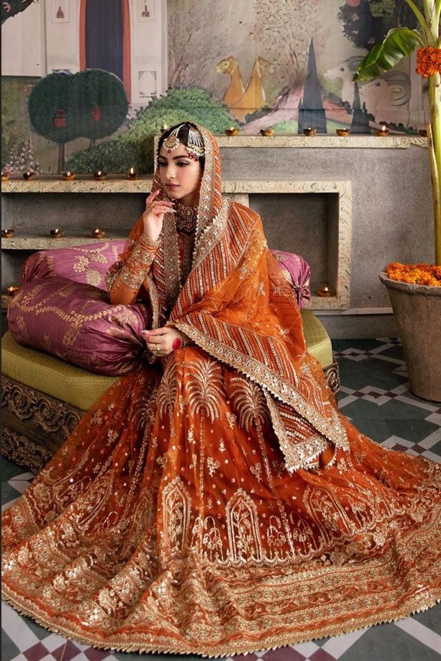 Lehengas Afrozeh | Dilaab Embroidered Pakistani Lehenga