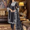 Salwar Kameez Azure | Mystique Noir Embroidered Pakistani Salwar Kameez