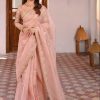 Sarees Qalamkar | Ranya Embroidered Pakistani Saree